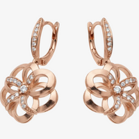 Elegant Rose Gold Stud Earrings