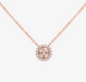 Medium Weight Rose Gold Pendant Necklace