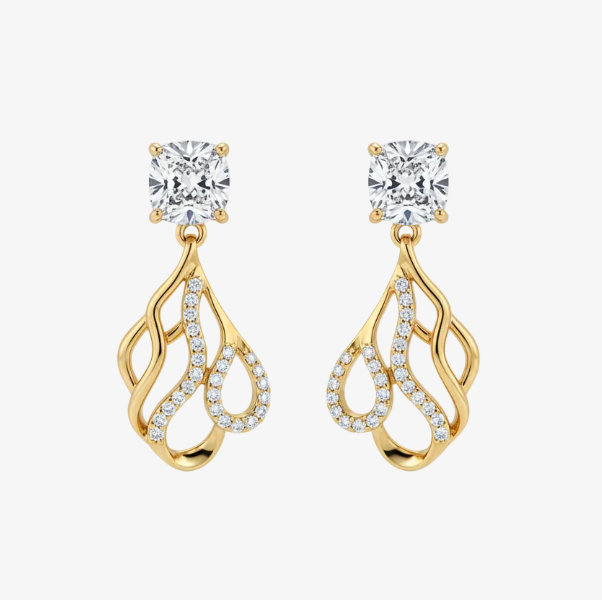 Elegant Gold Drop Earrings