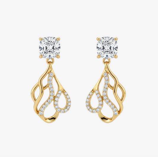Elegant Gold Drop Earrings