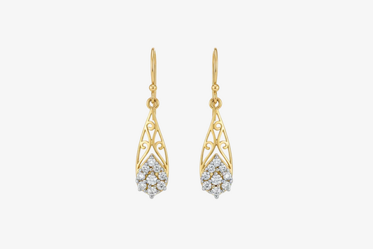 Elegant Gold Drop Earrings